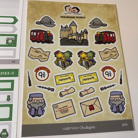 Hubman And Chubgirl Harry Potter Stickers Set - Picture 4 of 4